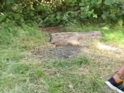 Thick Booty Latina in a Public Park Upskirt Panties Visible - Candid Voyeur