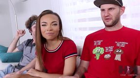 jmac fucks jamie marleigh s pussy while adriana maya sucks bric s rod!