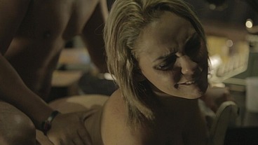 Naughty blonde has sex with a naughty detective