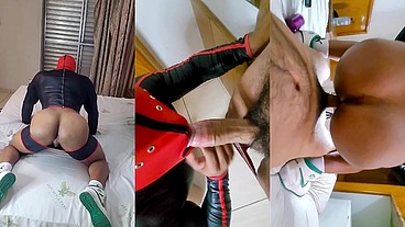 Fodendo o macho da academia que curte levar outro tipo de ferro na encolha - Edição com novas cenas - Foda completa