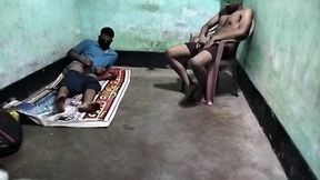 I show my gay friend straight porn he was more interested in me! and jerk my cock