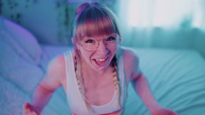 From lesbo step-sis to preggo slut in 30 minutes