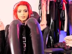 Pretty redhead webcam masturbation show