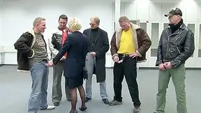 German Mature Gangbang