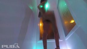 Steamy shower leads to a hotter solo