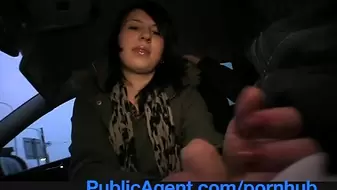 PublicPorn Jana fucks me in the car for money