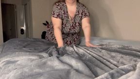 Your BBW mommy caught you jerking off