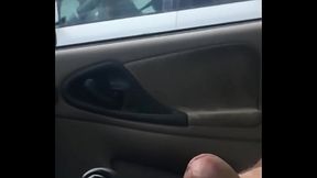 Public dick flash in car
