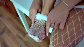Sophia In Doube Dick Pleasure - Fishnets - Part 1 Polish And English Language