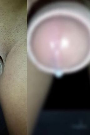Throbbing Cumming Cock Slow Motion