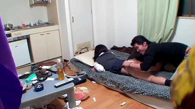 Hitomi Hanzawa Fucked Into Submission By The Agent's Massive Cock!