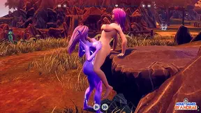 Falene Gets Double Penetrated Filled in Steamy Hentai Threesome Action