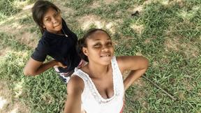 ”Real Amateur Ebony Girls Try Lesbian Sex”