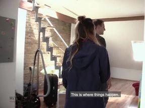 HITZEFREI Sexy blonde finds random guy on street