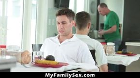 Stepmom Kagney Linn Karter Catches Stepson Brad Knight in a Steamy Moment on the Couch - Myfamilysex