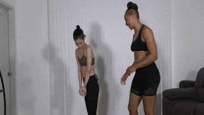 Amazon Trainer humiliates Tiny Client MOV
