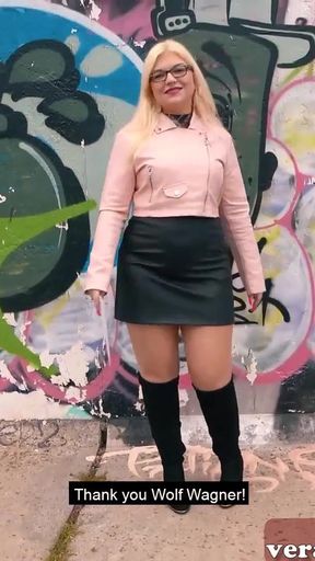 Emotional moment from &quot;Street casting with german chubby blonde teen slut erocom&quot;