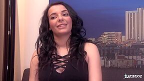 Slutty French Beautiful Babe Sophia Laure Gets Rough Ass Pumping Pounding & Dildo Double Penetration