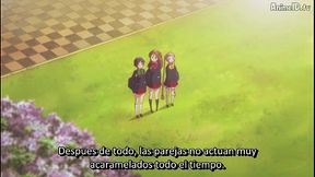 Romantic Chuunibyou Anime Couple Engage in Steamy Love Scene