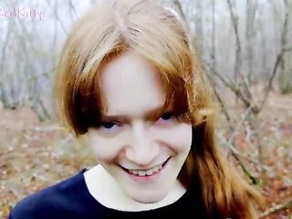 A lost movie scene of a stepsister giving a oral pleasure in the woods during the time that their parents are nearby picking berries