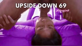 Lucy Dar Gets Face Fucked On Edge Of The Bed Upside Down