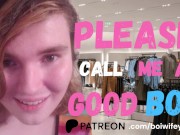 femboy NEEDS male approval & cock