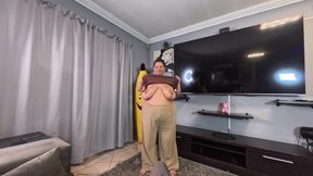 Helping out my perverted stepbrother by jerking and sucking his dick