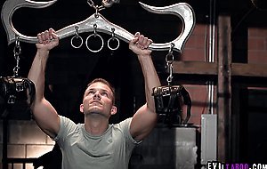 Crazy son manipulated by dad to practice BDSM on mom