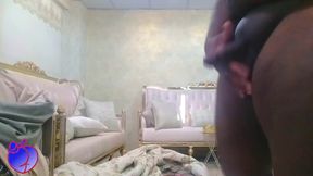 Fat Sissy Twerking Then Jerking off