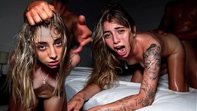 She Just Turned 18 - Passionate Blonde Loves Interracial