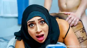 Conservative woman tries new things on camera to boost her social media numbers fast