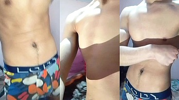 Perfecto cuerpo Hombre Masturbándose Sexy y Caliente