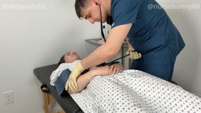 Dr. Canada Gives Nurse Bunny a Physical Exam with Stethoscope Audio