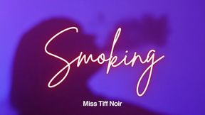 smoking silhouette - handrolled XXL tease and denied