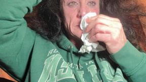 Sneezing Goddess Congested Behind-the-scenes Hotel Bed Confessional