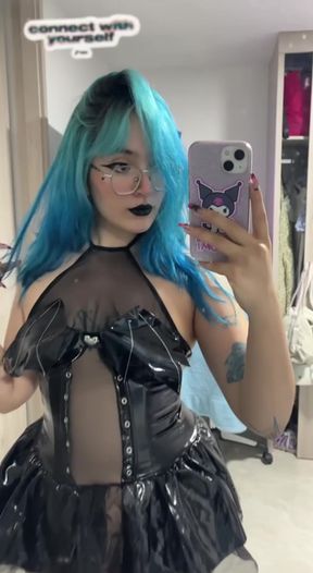 Curvy pro models futuristic fashion in an adult fantasy