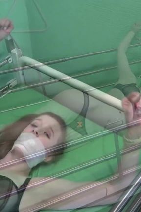 Cobie, bondage therapy for tall brunette beauty