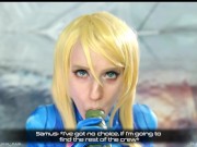 Samus Aran Subdues The Alien Threat