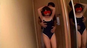 Japanese Bondage - Vibed In Swim Suit