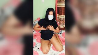 Indian Cute Soft Girl Masturbates before School in her Kawaii Pajama's Asian  Pink Shaved Pussy