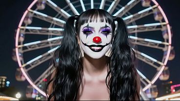 Crazy Clown Bitches Get Pounded in the Theme Park [AI Generated]