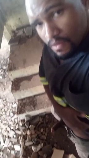On the Building's Stairs, Hitting One