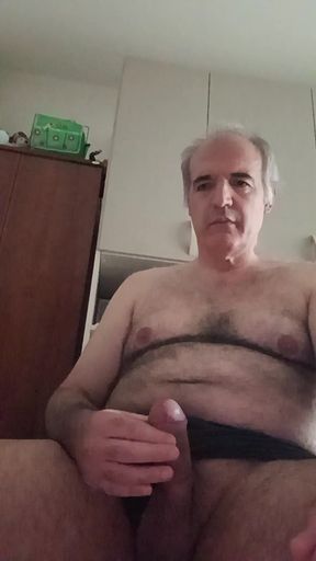 A Long Hot Masturbation of My Hard Cock on a Saturday in July