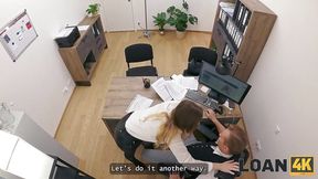 LOAN4K  She got her loan after a proper blowjob and fucking on the office table