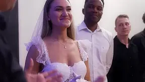 Real DPP Wedding 9 ON 1 Interracial Gang Bang with Siri