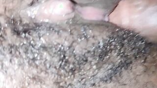 African bbw neighbors likes her twat creampied and played with
