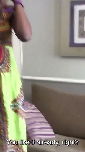 African Amateur Face Flooded With White Cum In Casting Sex Tape   Clip 1