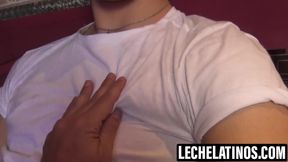 LecheLatinos.com - Andreas' fat cock barebacks bearded Bruno