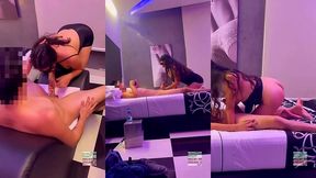 joven tetona dandole un show cuckold voyeur a su novio, disfruta la verga de una manera soprendente