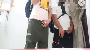 Indian Student 18+ Straight Freinds Gives Each Other Blowjob